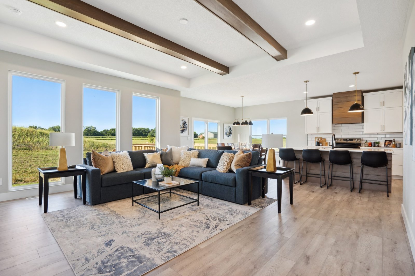 Interior of a finished Panther Home Builders house
